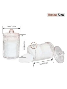 1 pieza Caja de almacenamiento acrílico transparente - transparente - Ver 3