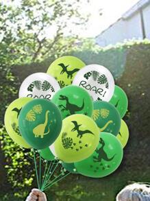 20pcs Dinosaur Latex Balloons, Party Decorative Balloons, Birthday Party Supplies, Dinosaur Theme Party Balloons Back To School Valentine Day