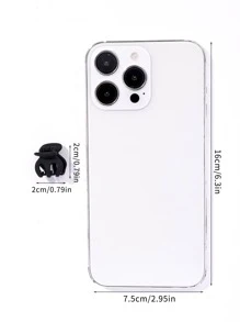 16pcs Tối giản Móng vuốt tóc - màu đen - Xem 4