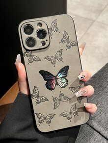 蝴蝶樣式手機殼 - 灰色 - 查看 2