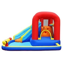 SINLOOG Inflatable Castle - 藍色 - 查看 5