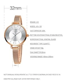 Relojes Quartz de Mujer Casual - Oro rosa - Ver 3