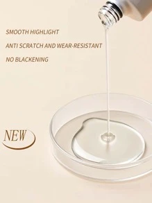 1 件 15 毫升免擦拭凝胶面漆，光泽持久，可浸泡 LED 指甲灯凝胶，适合女性