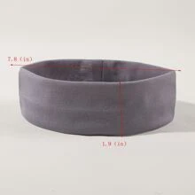 1 cái/14 cái Băng đô thể thao phong cách trường học màu trơn - Nhiều màu - Xem 6