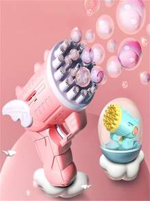 Children's Bubble Gun, Bubble Toy, Bubble Machine, 23-hole Bubble Blower, Electric Bubble Gun - Multicolor - View 4