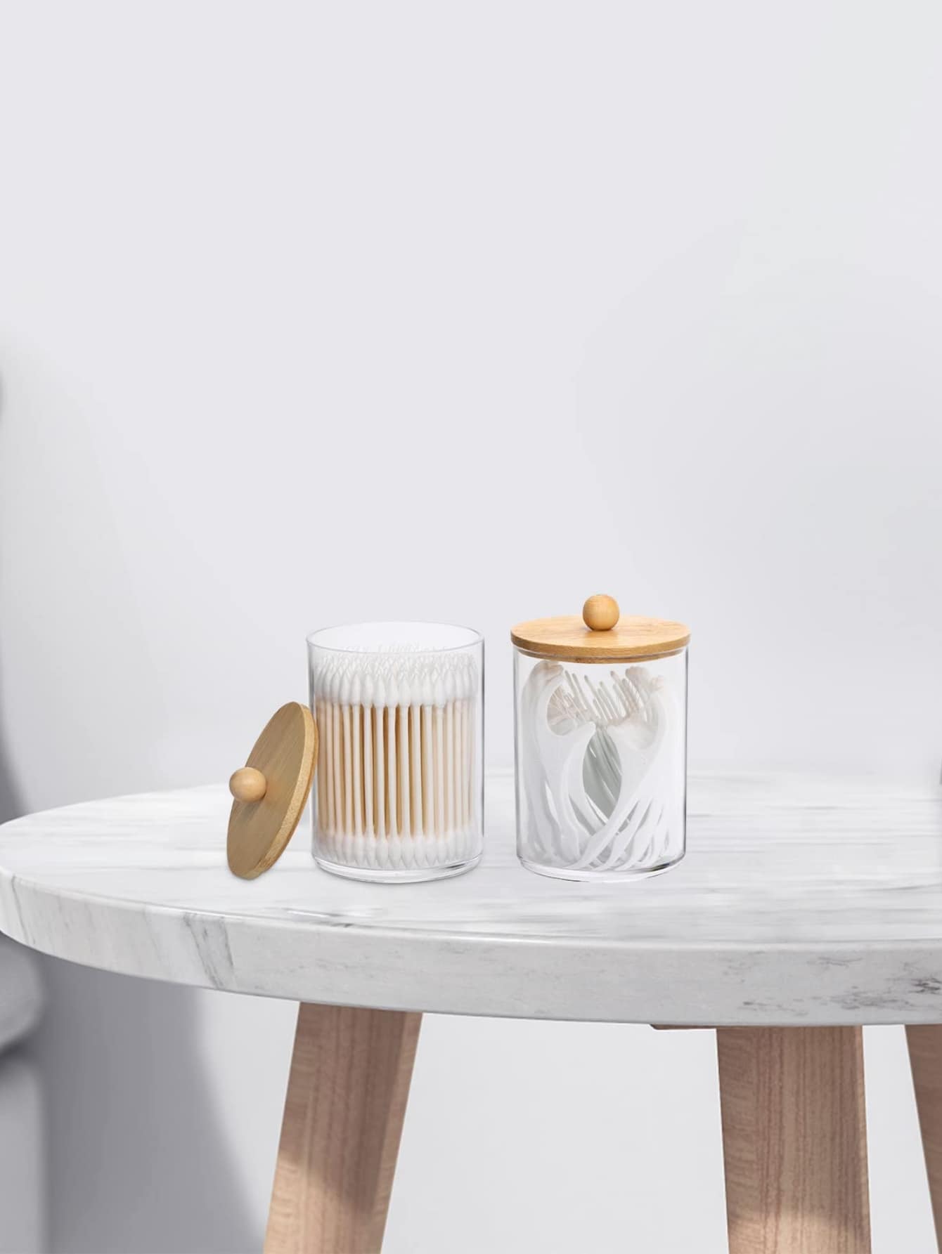 1 pc Qtip Holder, Bathroom Organizer Accessories Storage Containers