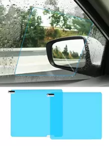 2pcs 175 X 200 mm Car Rearview Mirror Rainproof Film - Clear - View 2