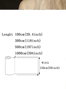 1pc Gradient Two-color Mesh Fabric, Laser Texture See-through Fabric Long Skirt Shawl Creative Handmade Fabric