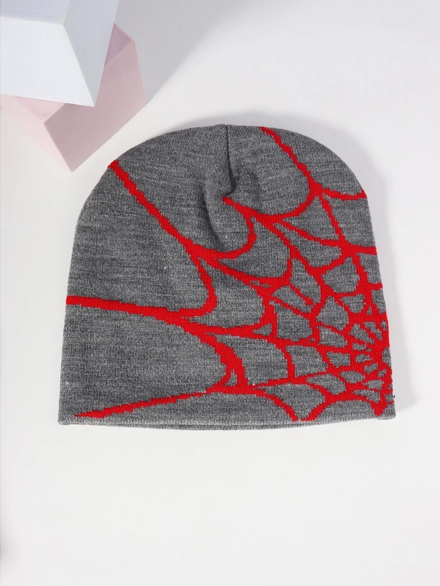 Spider Pattern Beanie | SHEIN USA