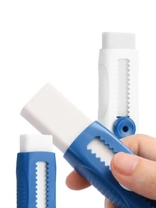 2入組/包學生尺寸可伸縮橡皮適用於鉛筆,,理想辦公和學校使用,藝術用品