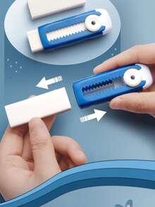 2入組/包學生尺寸可伸縮橡皮適用於鉛筆,,理想辦公和學校使用,藝術用品