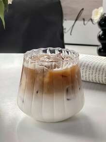 1pc Transparent Glass Water Cup Back To School - Clear - View 8