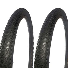 Pair Of Mtb Neumatt Bicycle Tires Rolled 29 X 2.35. - Black - View 2