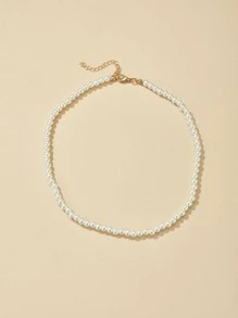 珍珠串珠項鍊 - 彩色 - 查看 9