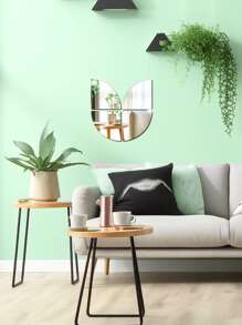 4pcs Silver Mirror Wall Stickers - Silver - View 7