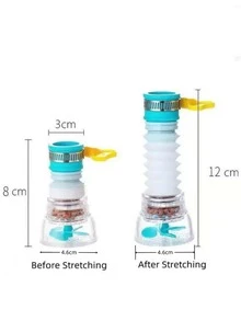 360可調節靈活廚房輕敲延長器防濺水過濾器出口頭