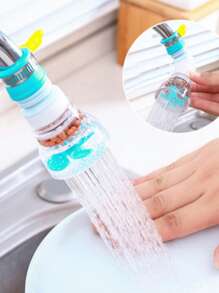 360可調節靈活廚房輕敲延長器防濺水過濾器出口頭