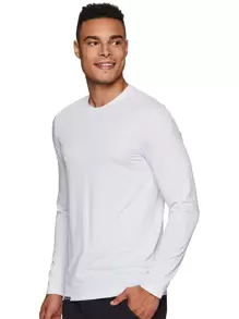 Slim Fitness SLM Men T-Shirts - White - View 1