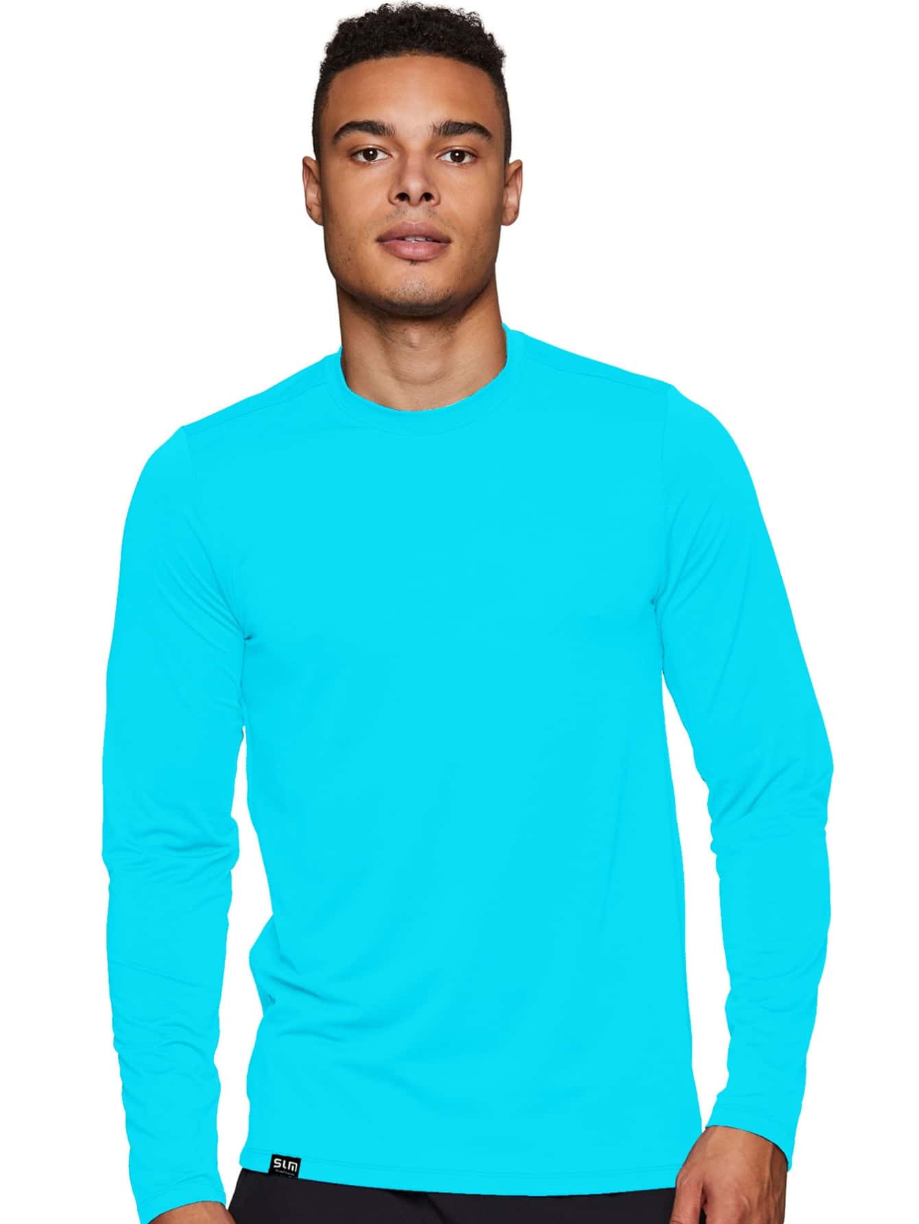 Slim Fitness SLM Men T-Shirts - Baby Blue - View 1