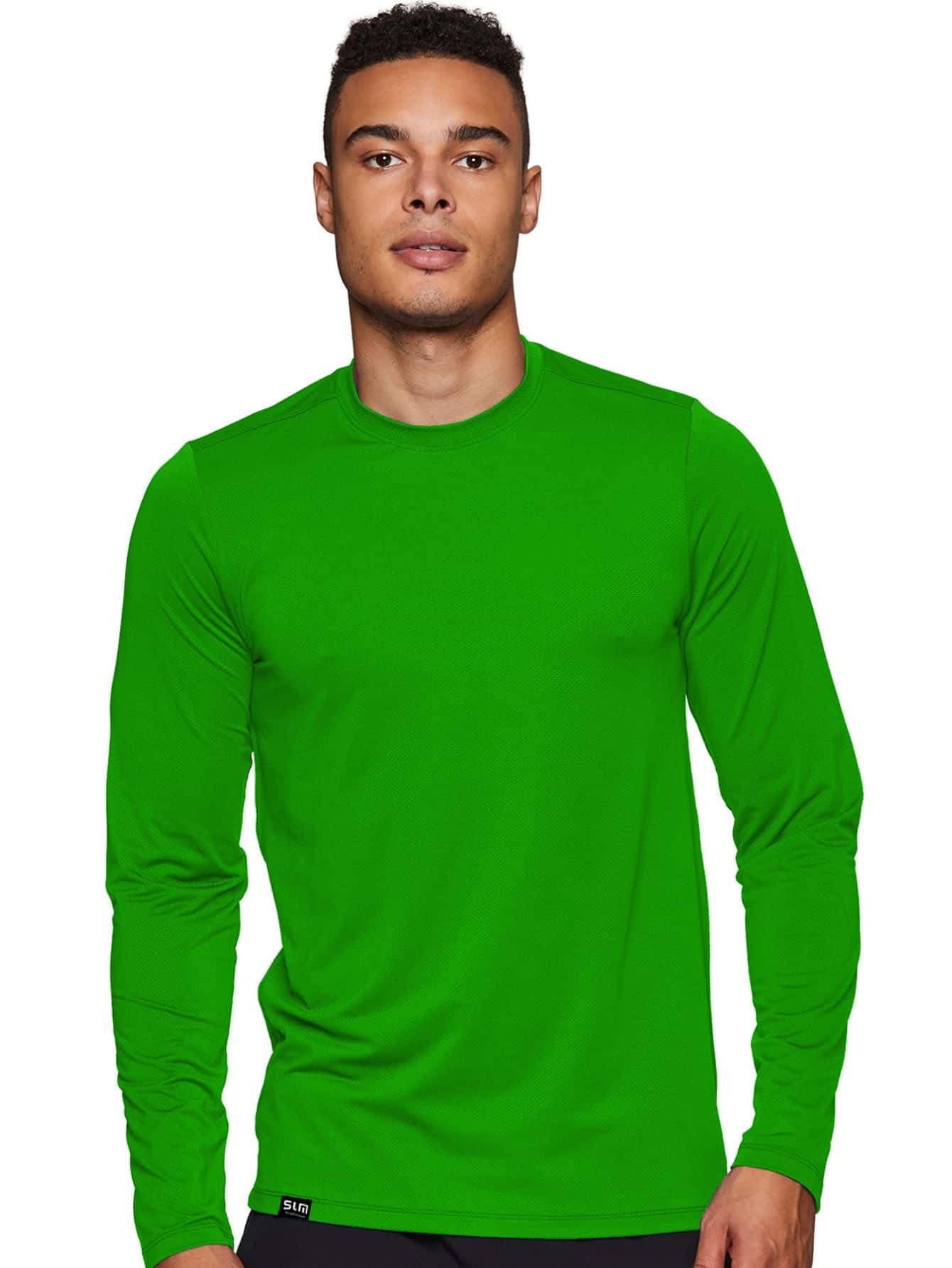 Slim Fitness SLM Men T-Shirts - Green - View 1