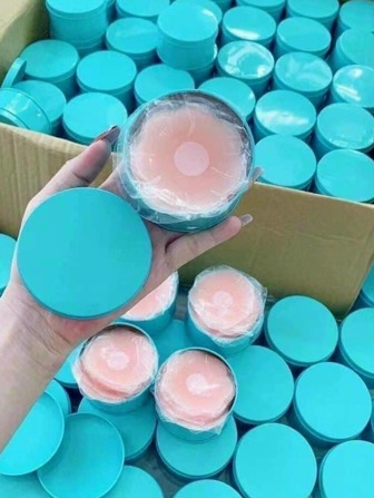 1盒/6對夏季隱形矽膠貼胸貼