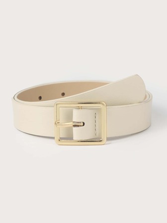 1 pieza Cinturón delgado de mujer versátil y de moda para verano, escuela, otoño, Halloween