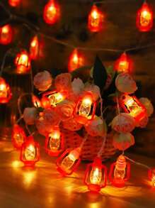 1Pc 10/20 Led 1.5/3M Dây Đèn, Đèn Trang Trí Độ Dài Hiện Đại Cho Gia Đình - Màu vàng - Xem 6