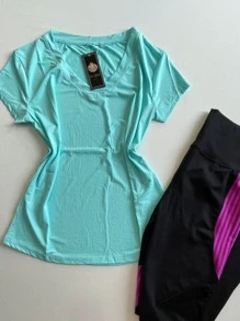 Women T-Shirts - Mint Blue - View 1