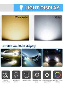 1pc Cross-border Sources T20 7440 Wy21w Led Decoding Turn Signal Light Wx3x16d Canbus Anti-flicker Car Light Dc:12v-24v - White - View 6