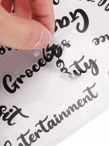 A6 PU 皮革預算夾筆記本現金信封系統套裝，帶夾袋，用於財務預算和帳單管理，適合組織者 5入組拉鍊口袋，2入組字母貼紙 1入組索引標籤 - 灰色 - 查看 10