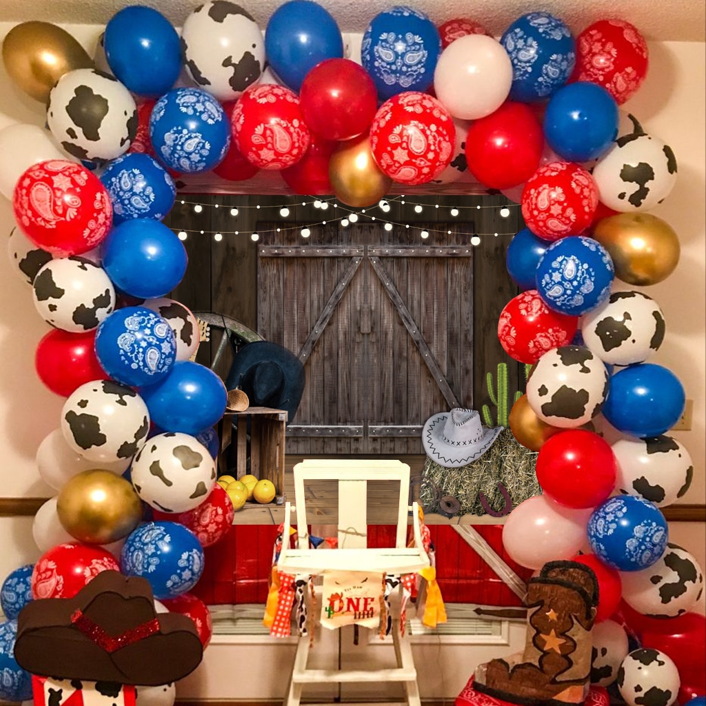 7x5ft Western Cowboy Backdrop Western Party Supplies Decorations Wild ...