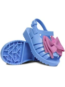 Pópidí Kids Flat Sandals - 藍色 - 查看 2