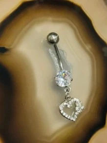 Belly Ring - Silver - View 1