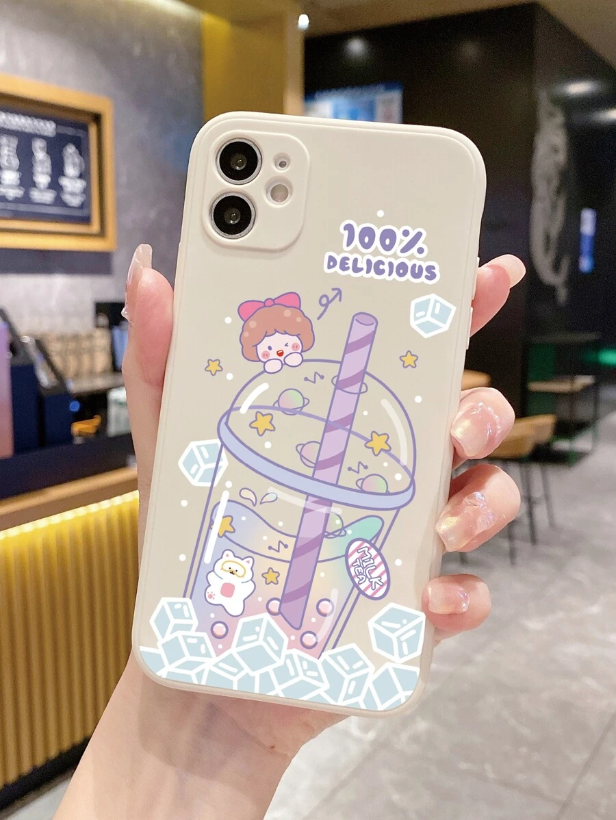 Đồ họa Hoạt hình Ốp lưng & bao da điện thoại - Màu be - Xem 1