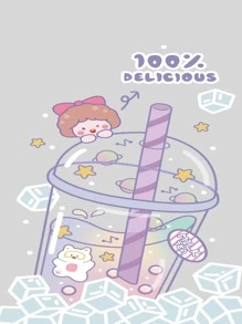 Đồ họa Hoạt hình Ốp lưng & bao da điện thoại - Màu be - Xem 6