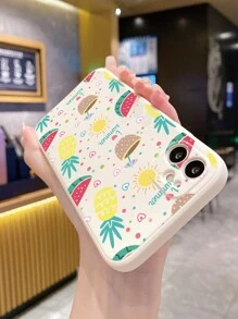 1 Miếng mặt trời Trái cây Chống giọt bắn Ốp lưng & bao da điện thoại - Màu be - Xem 3