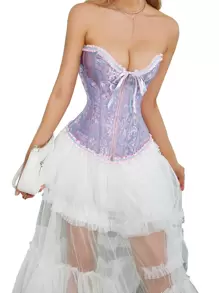 拉链紧身胸衣塑身衣，带胸部支撑，女式紧身胸衣，新娘礼服，宫廷式腰部训练器，紧身胸衣，腹部保护，成型，聚拢和腹部控制