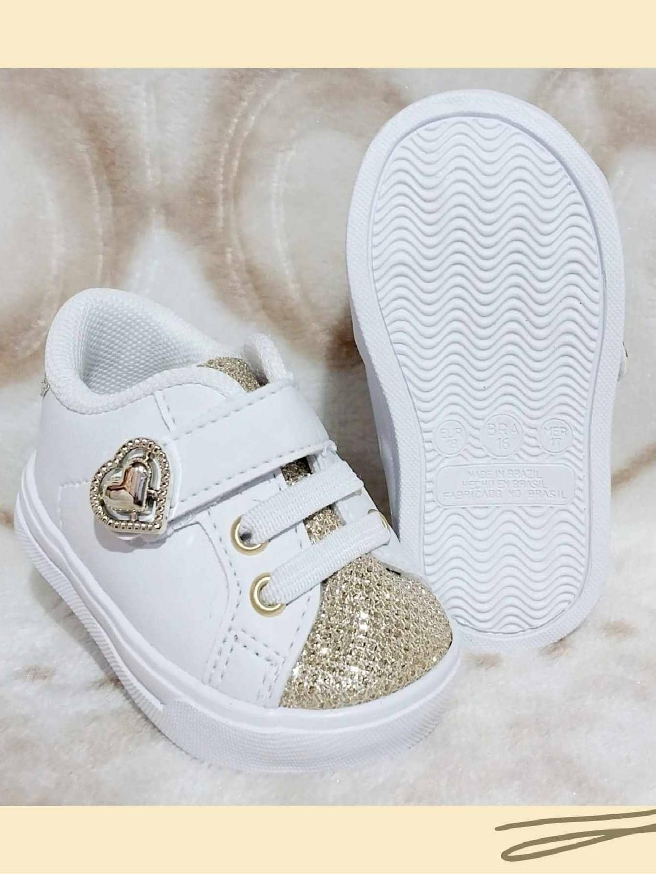 Baby Sneakers - White - View 1