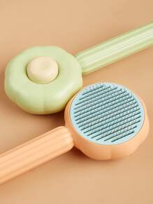 1入組貓狗自潔寵物按摩脫毛刷 - 彩色 - 查看 3