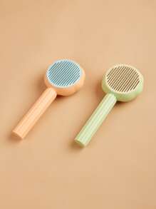 1入組貓狗自潔寵物按摩脫毛刷 - 彩色 - 查看 4