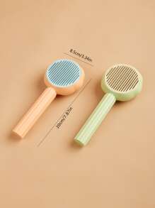 1入組貓狗自潔寵物按摩脫毛刷 - 彩色 - 查看 5