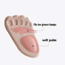 Suricat 前腳墊調整鞋填充物適合男士&女性競技鞋防滑半 - 米色 - 查看 3