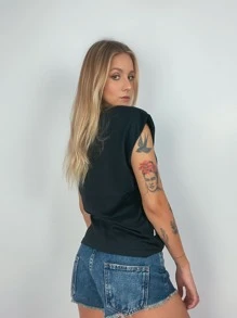 Aveloz Women Tank Tops & Camis - màu đen - Xem 2