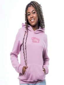 Blusa de Moletom Fechado com Capuz e Bolso
