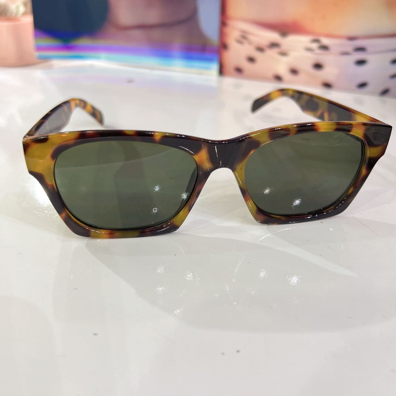 Women Fashion Glasses - Rỉ Nâu - Xem 1