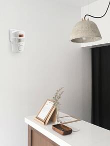 Novo Aparelho de Segurança Sensor e Detector Alarme de Presença Sensor Residencial Sem Fio 2 Controles Sirene Para Casa - Branco - Visão 5