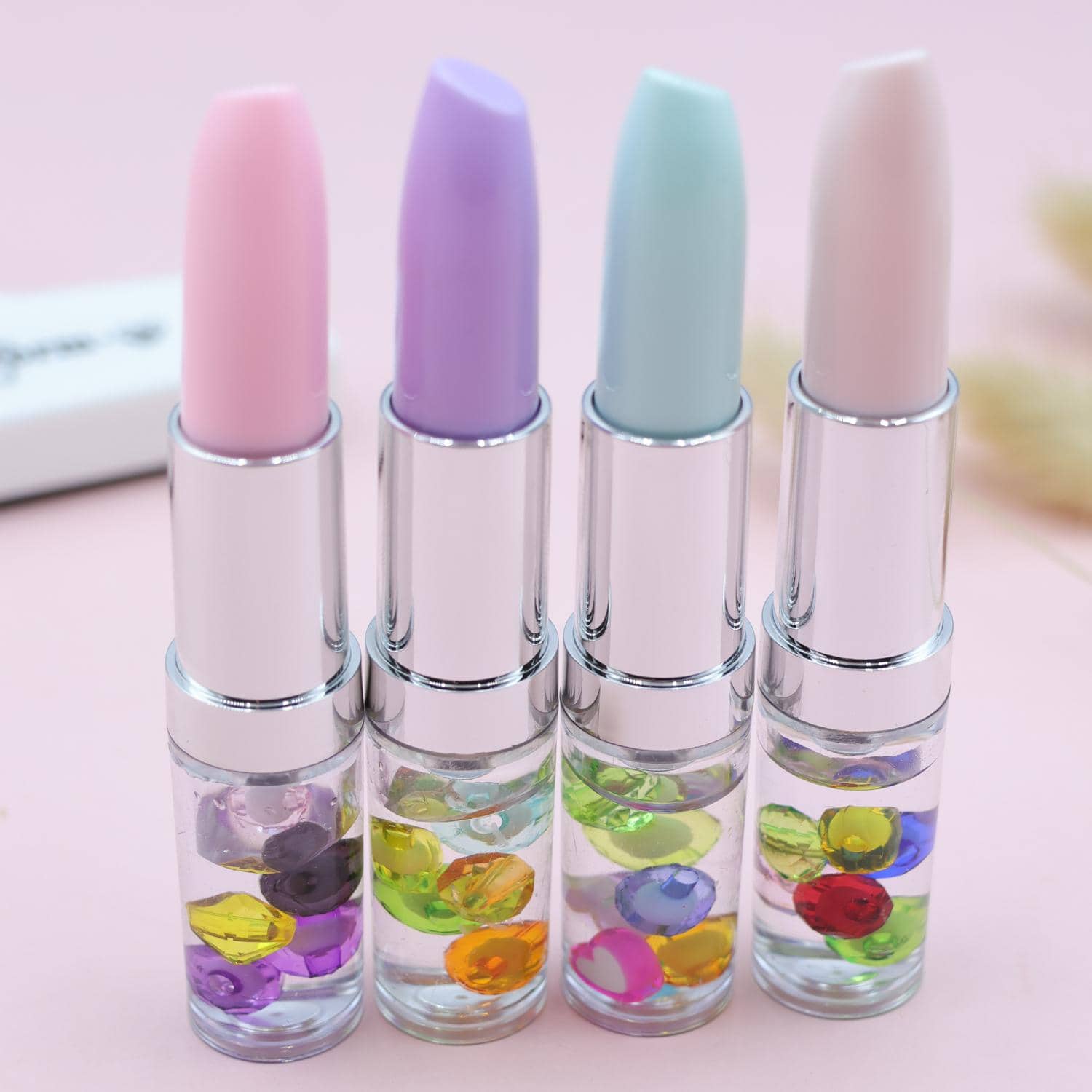 1set 4pcs Creative Student Stationery Ballpoint Pens SHEIN