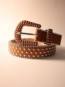 Women Belts - Brown - View 2