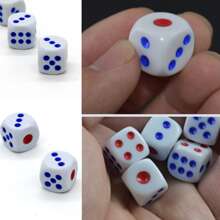 6pcs 2.5cm Dice Set For Party - Multicolor - View 3