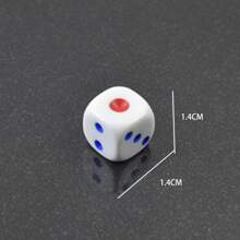 6pcs 2.5cm Dice Set For Party - Multicolor - View 5